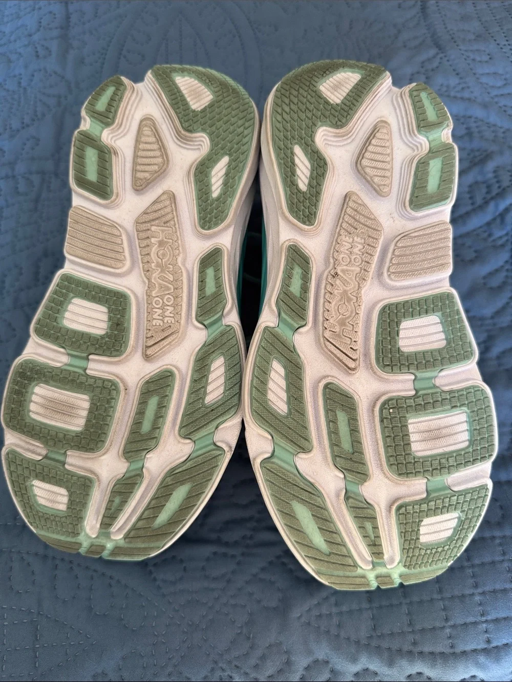 HOKA BONDI 7 Women's Light Blue-Aqua Running Shoes - Picture 8 of 8